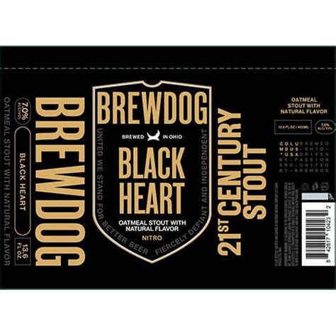 BrewDog Black Heart Stout – CraftShack - Buy craft beer online.