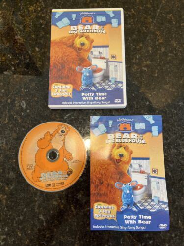 Bear In The Big Blue House Potty Time With Bear DVD VERY GOOD Jim