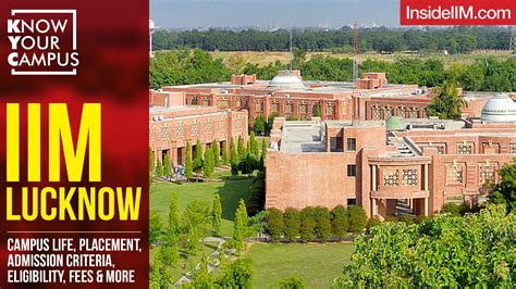 Iim Lucknow Campus Eligibility And Selection Criteria Placement Fees