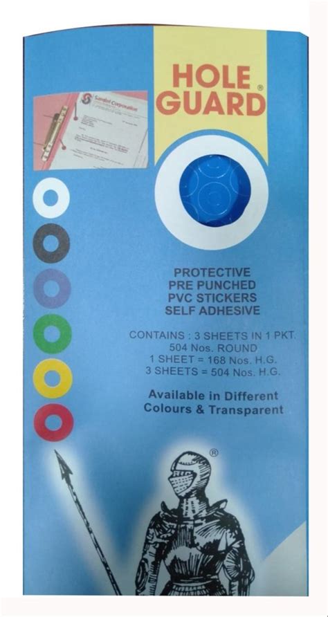 Blue Pvc Hole Guard Sticker Size 14 Mm At Rs 32piece In Mumbai Id