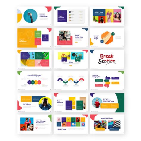 Cheerful Attractive Powerpoint Template Templatemonster