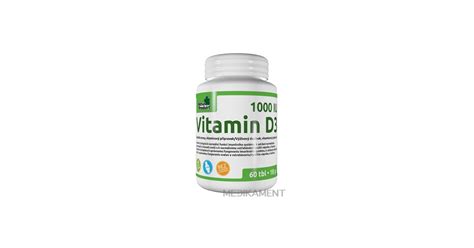 NaturProdukt Vitamin D3 1000 IU Tablety 60 Ks MEDIKAMENT Sk