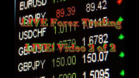 Live Forex Trading Taking 2 Live Trades Video 2 Of 2 Youtube