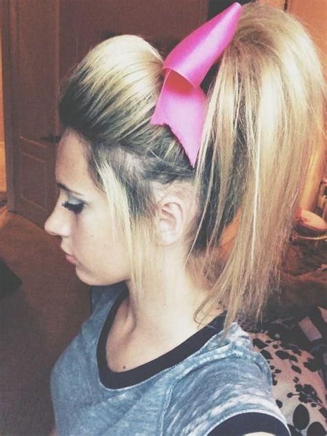 Long Hair Cheerleader Hairstyles