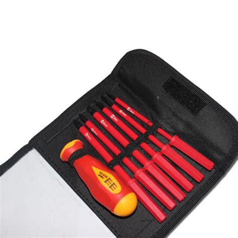 E5be 1000v Insulated Electrician Screwdrivers Set With Magnetic Tips