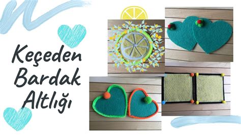 Ke Eden Bardak Altli I Yapimi Coaster Diy Youtube