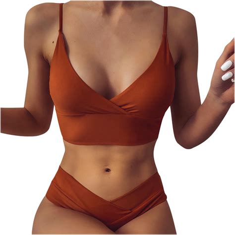 Quyuon Push Up Bikini Sets For Women Piece Beach Swinsuit Swimsuit