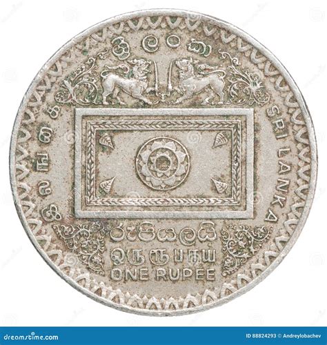 Sri Lanka Coin Stock Image Image Of East Money Isolated 88824293