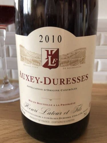 Henri Latour Fils Auxey Duresses Rouge Vivino Us