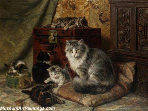 Famous Cat Paintings Three Cats