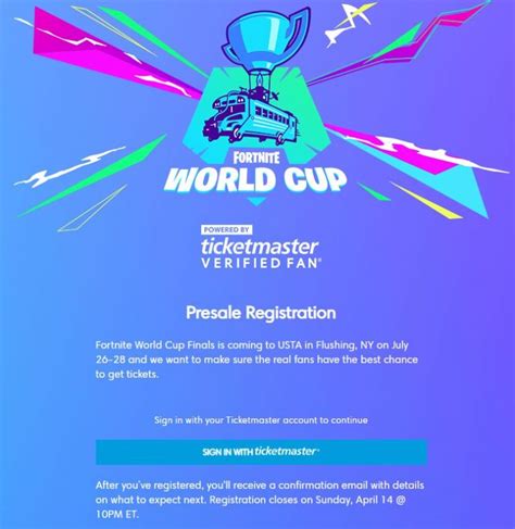 Fortnite World Cup Tickets To Come With Free V Bucks And Season