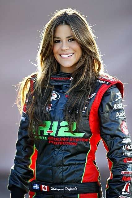 Maryeve Dufault prepares for NASCAR Nationwide action at Chicagoland ...