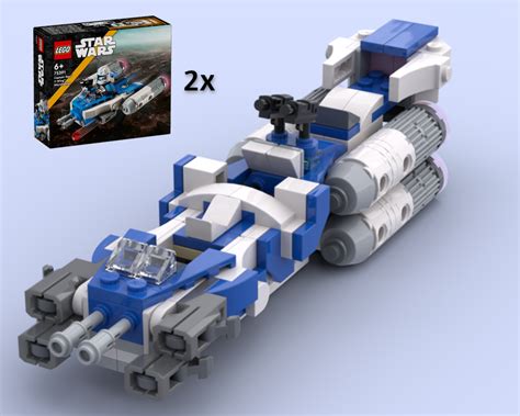 LEGO MOC Captain Rex Microfighter Turbo Command Speeder + Troop Transport by Britton_c ...