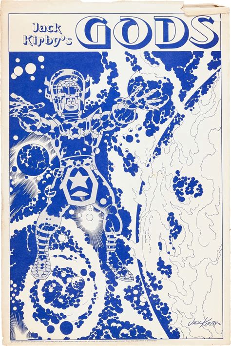 Pop Culture Safari Comic Art Jack Kirby S Gods Portfolio