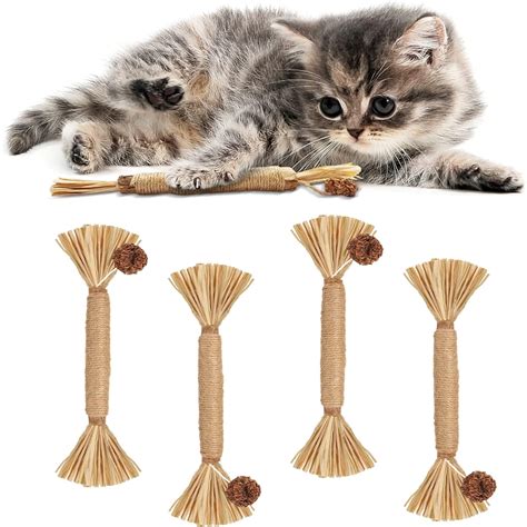 Premium And Engaging Matatabi Cat Toy Set For Indoor Cats Natural