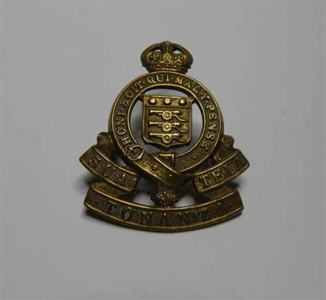 Ww Royal Army Ordnace Corps Cap Badge Tonanti Version Genuine Issue