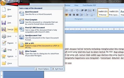 Cara Paling Mudah Mengubah File Word Ke Bentuk File Pdf