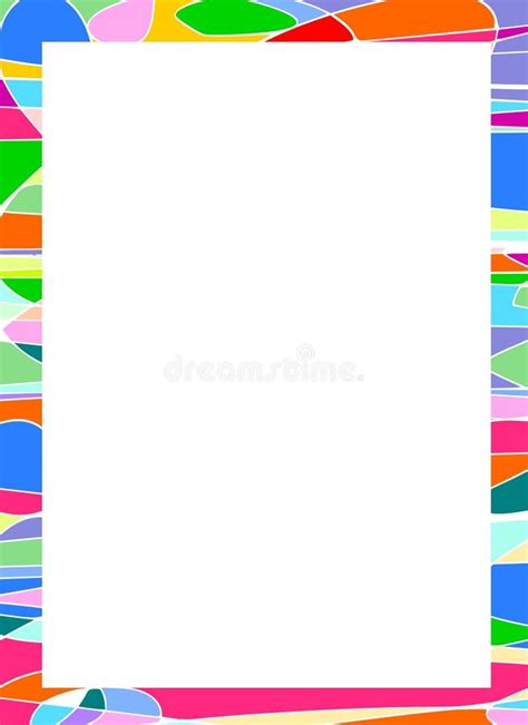 Colourful frame stock illustration. Illustration of colors - 7779700