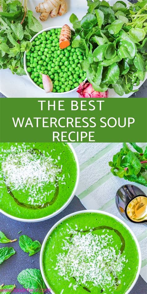 Healing Watercress Soup With Green Peas Foodheal Recipe