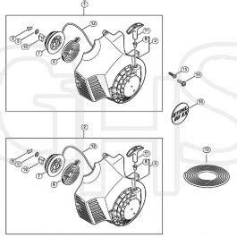 Genuine Stihl Bg E Rewind Starter Ghs