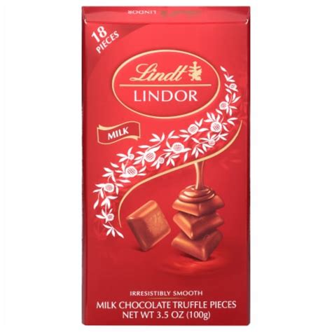 Lindt Lindor Milk Chocolate Truffle Candy Bar 1 Bar 3 5 Oz Smiths