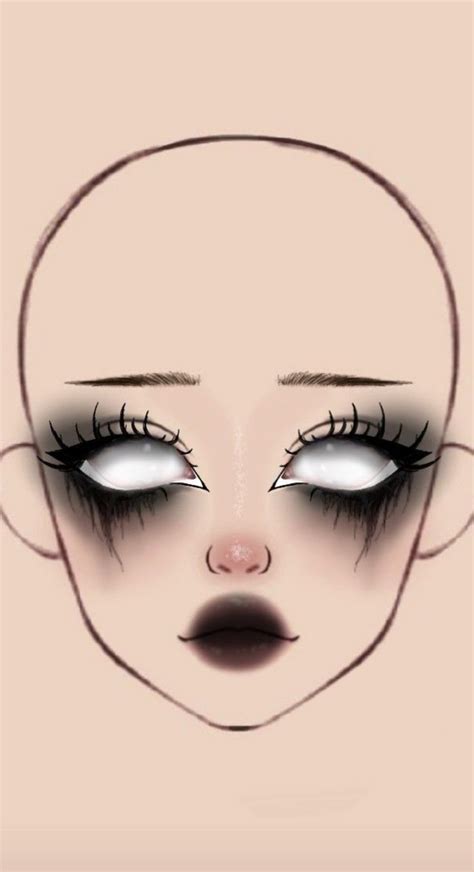 Makeup Drawing Face Art Makeup Swag Makeup Dope Makeup Cute Emo