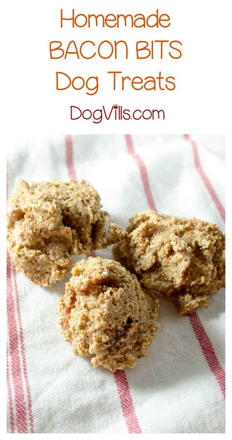 Easy Bacon Bits Homemade Dog Treat Recipe