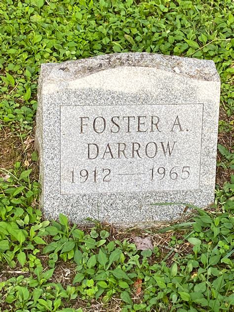 Foster Darrow M Morial Find A Grave