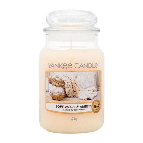 Yankee Candle Soft Wool Amber Vonná svíčka 623 g ELNINO CZ