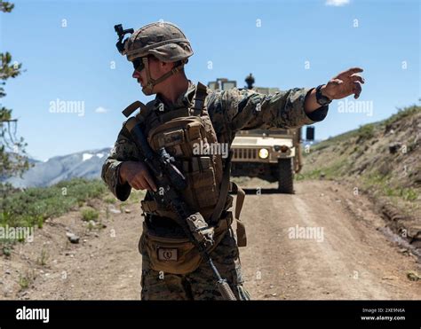 A U S Marine With 1st Battalion 25th Marine Regiment 4th Marine