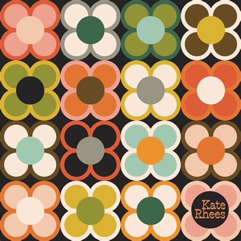 Kate Rhees Art Licensing On Instagram Scandinavian Checker Blooms