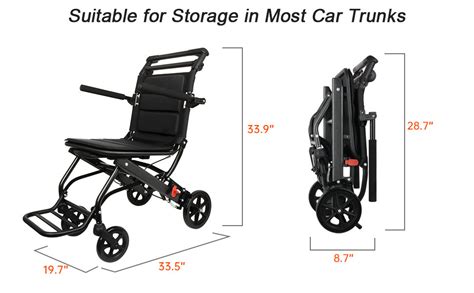 Amazon Tripaide Folding Transport Wheelchairs Lightweight For