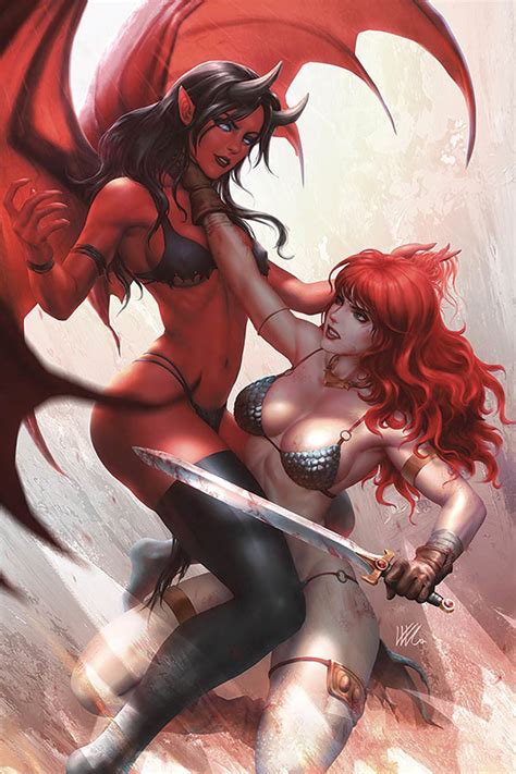 Red Sonja Age Of Chaos Cover W Limited Edition Kunkka Virgin Cover