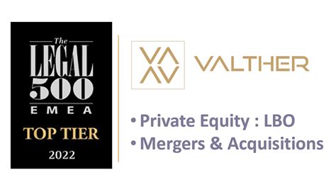 Classement Valther Distingu Par Le Legal Emea En M A Et