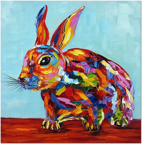 Rabbit Oil Paintings