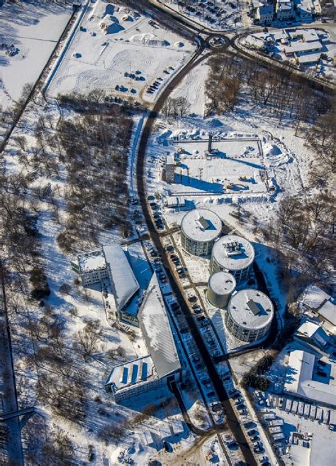 Luftbild Witten Baustelle Zum Neubau Des Parkhauses Der Uni An Der