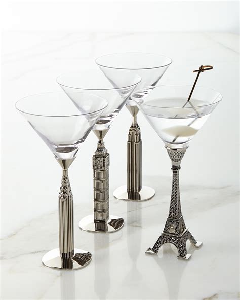 Godinger Landmark Martini Glasses Set Of 4 Neiman Marcus