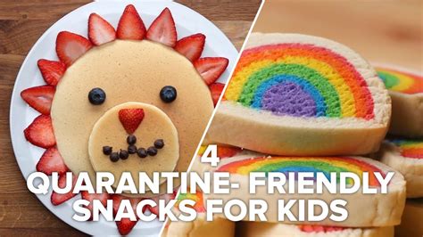 4 Fun Quarantine-Friendly Snacks For Kids • Tasty Recipes - The Busy ...