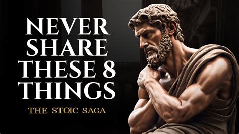 Never Share These Things To Anyone Marcus Aurelius Youtube