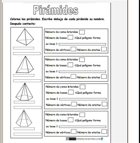 Solved Ayuda Por Favor A Resolver Esto Pir Mides Colorea Las Pir Mides