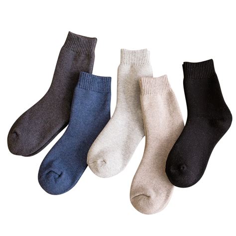 Calcetines más gruesos para hombres cómodos sudor absorber invierno