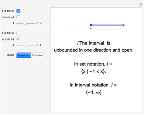 Interval Notation - Wolfram Demonstrations Project