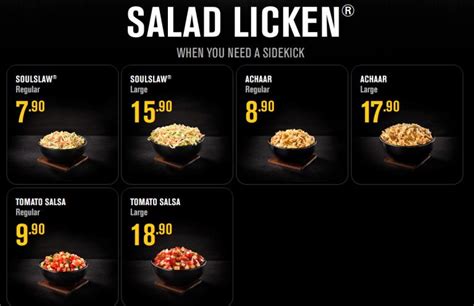 Chicken Licken Menu Prices & Specials