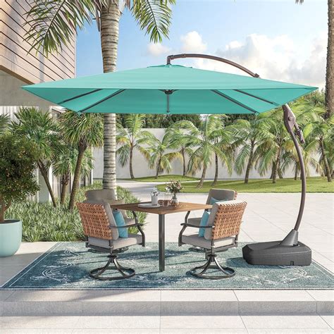 Grand Patio X Sunbrella Ft Square Patio Umbrella Deluxe Curvy