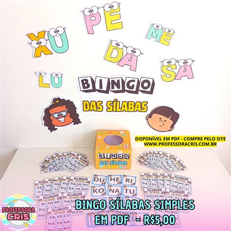 Pdf Jogo Bingo S Labas Simples Professora Cris Ensinando Carinho