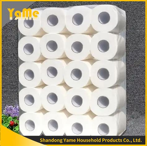 Toilet Paper Soft And Ply Tissue Bamboo Pulp Toilet Paper Roll