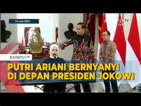 Momen Putri Ariani Berkesempatan Untuk Bernyanyi Dan Bermain Piano Di