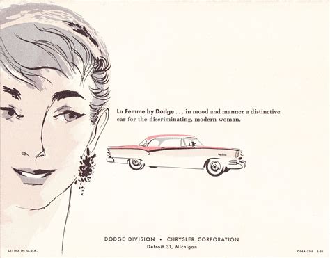 1955 Dodge La Femme brochure