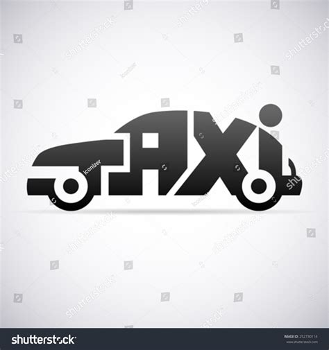 Taxi Vector Logo Template Stock Vector (Royalty Free) 252730114 ...