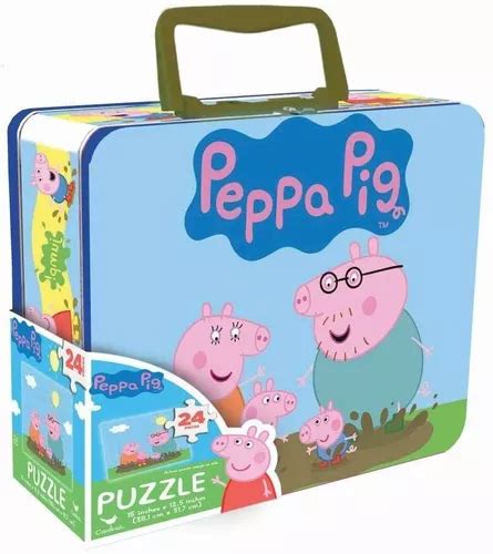 Peppa Pig Caja De Almuerzo Piezas Unidades Env O Gratis